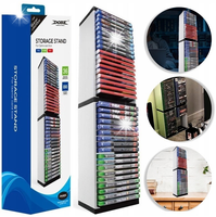 STOJAK NA GRY PŁYTY PÓŁKA PODSTAWKA XBOX PC NINTENDO PS4 PS5 PS3 NA 36 GIER