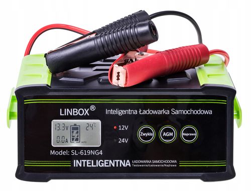 Prostownik Samochodowy do Akumulatorów 24V 12V 30A AGM START-STOP na Arena.pl