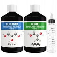 Gliceryna Glikol | VG PG | 500ml 500ml | 99,9% 99,5% | DIY | Butelka 110ml