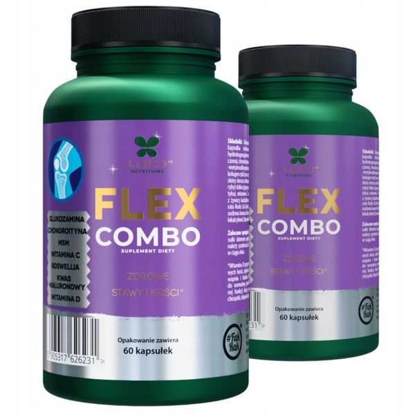 2x Flex Combo Na STAWY Glukozamina Chondroityna +6 zdjęcie 1