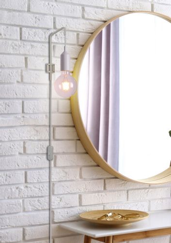 Laren lampa kinkiet 1x40W E27 biały na Arena.pl