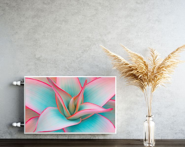 Osłona MAGNETYCZNA Grzejnika Liście Agawy Natura Dekoracja 90cm x 60cm zdjęcie 5