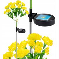 LAMPA SOLARNA OGRODOWA LAMPKA KWITNĄCA ŁĄKA KWIATY
