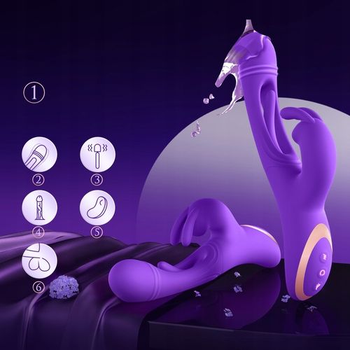 Trzepoczący wibrator Dildo dla kobiet 12 wibracji na Arena.pl