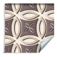 Tapeta Dekoracyjny Wzór Retro - Efekt 3D