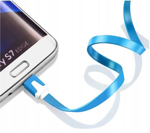 Kabel Micro USB MicroUSB Płaski 1m samochodowy na Arena.pl