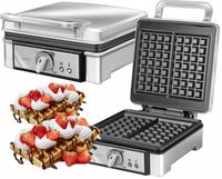 GOFROWNICA MPM MGO-13 DUŻA MOC 1400W 2 GOFRY NON-STICK