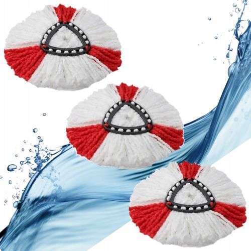 6x WKŁAD DO MOPA VILEDA TURBO OBROTOWEGO MEGA CHŁONNE ZAPAS MIKROFIBRA na Arena.pl