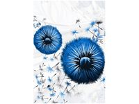 100 70CM OBRAZ PŁÓTNO NIEBIESKIE DMUCHAWCE PŁÓTNO RAMA