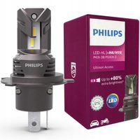 ŻARÓWKA LED H4 PHILIPS ULTINON ACCESS ZIMNA BIEL DO AUTA MOTOCYKLA 1 SZTUKA