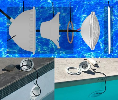 Lampa LED do basenu LyLmLe PAR56 18W IP68 12V DC/AC zimna biel POWYSTAWOWE na Arena.pl