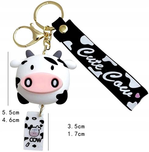 Brelok Krowa Mućka Krówka Prezent Do Torby Kluczy na Arena.pl