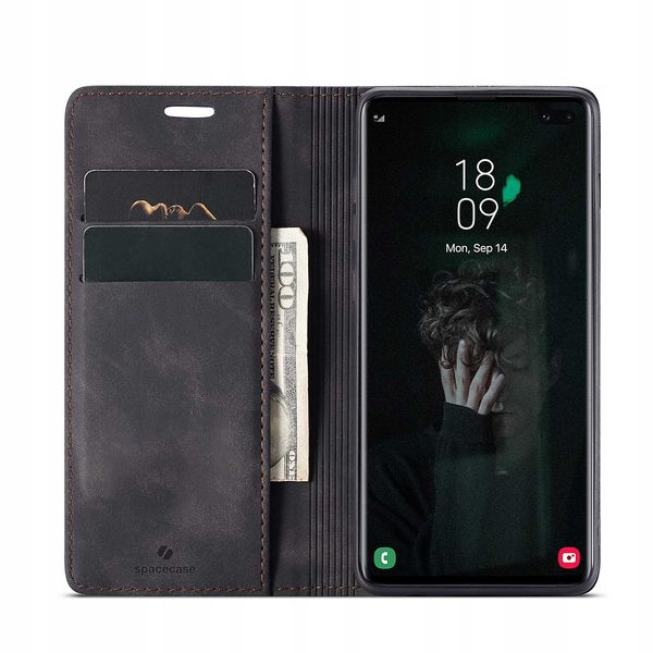 Spacecase Wallet Galaxy S10+ Black zdjęcie 14
