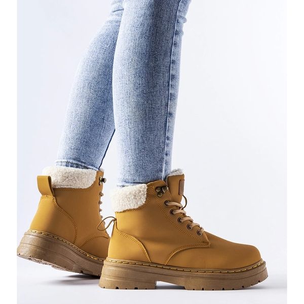 Brązowe ocieplane workery r.41 zdjęcie 3