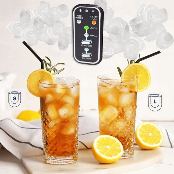 KOSTKARKA DO LODU ICE MAKER BULLET 15 KG POMARAŃCZOWA WYDAJNA MOCNA BAROWA zdjęcie 2