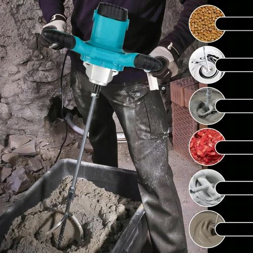 MIESZADŁO DO KLEJU BETONU FARB ELEKTRYCZNE 2600W 2x MIESZALNIK na Arena.pl