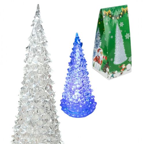 choinka świecąca led na baterię plastik świąteczna mikołajki 27cm lamp39 na Arena.pl