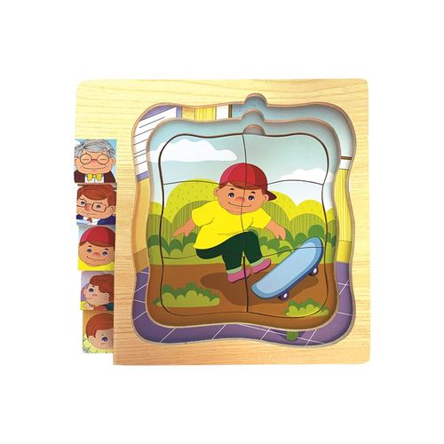 Top Bright - Puzzle warstwowe dziadek, okulary na Arena.pl