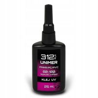 Klej UV do tworzyw Pleksi Plexi PMMA Poliwęglanu PC Unimer 312 25ml RZADKI