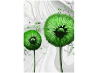 100 70CM OBRAZ PŁÓTNO ZIELONE DMUCHAWCE 3 PŁÓTNO RAMA