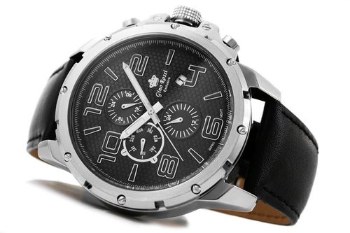 Zegarek Męski Gino Rossi ZORTAR EXCLUSIVE CHRONOGRAF E11276A-1A1 12943 na Arena.pl