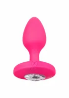 calexotics cheeky gem medium sonda wibrująca z kryształową bazą