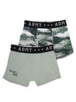 Majtki bokserki chłopięce bawełniane ARMY 2PAK 146-152 YOCLUB