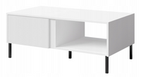 Nowoczesna Ława Biała 110 cm ZUZIA JR - 2 Kolory