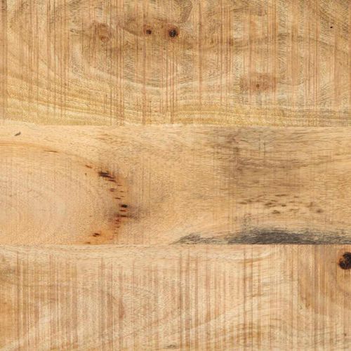 Szafka Nocna brązowo-czarny 40 x 35 x 50 cm lite drewno mango na Arena.pl