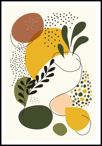 Plakat 68x101cm Botaniczne Impresje na Arena.pl