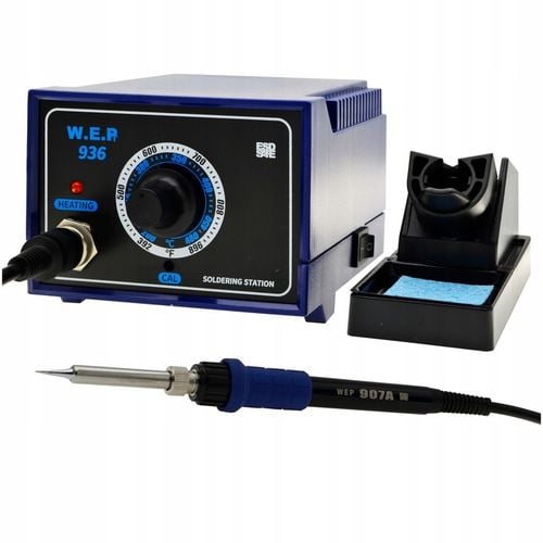 Stacja lutownicza kolbowa grotowa HOTAIR WEP 936 60W 480C ESDSAFE 900m na Arena.pl