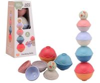 Kolorowa wieża Stacking Balls – 9 elementów