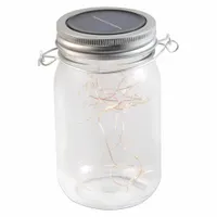 Lampka SOLARNA ogrodowa SŁOIK szklany latarenka