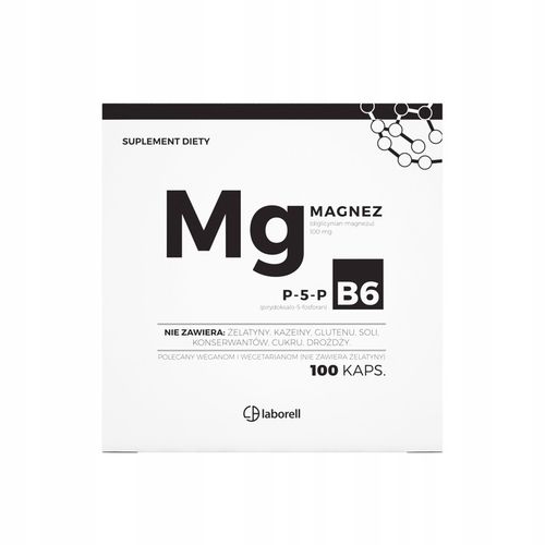 Magnez Mg + Witamina B6 MOCNE 100 kaps. na Arena.pl