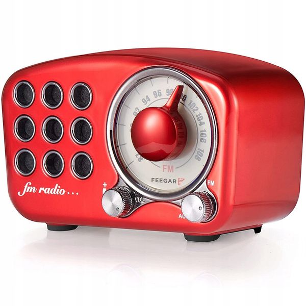 Radio Kuchenne Feegar Retro Bluetooth Przenośne Fm zdjęcie 1