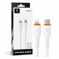 LENYES Kabel PVC USB-C — Lightning 27 W 1,00 m LC545 TC-I