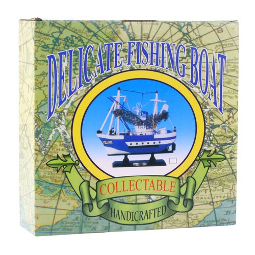 STATEK MODEL KOLEKCJONERSKI   NIEBIESKI na Arena.pl