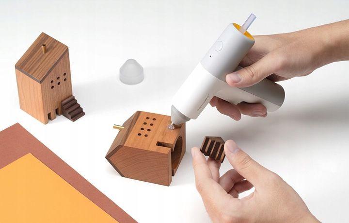 BEZPRZEWODOWY PISTOLET DO KLEJU NA GORĄCO HOTO AKUMULATOROWY 3000MAH USB-C zdjęcie 3