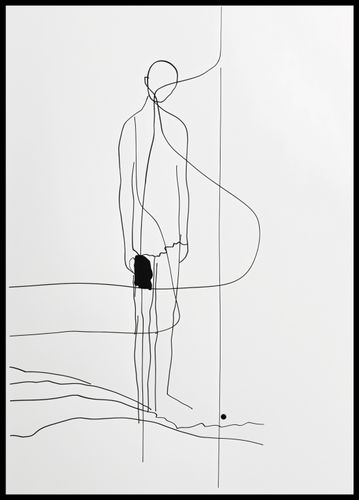 Plakat 64x90cm Samotna Wędrówka na Arena.pl