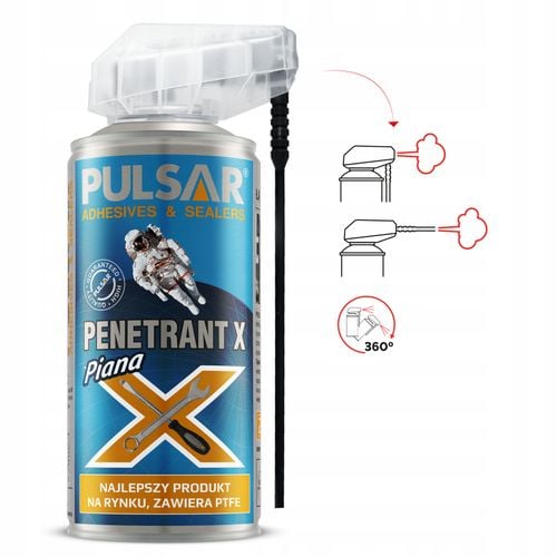 ODRDZEWIACZ WIELOFUNKCYJNY DO ŚRUB NAKRĘTEK PULSAR PENETRANT X PIANA 150 ml na Arena.pl