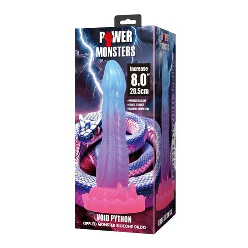 dildo silikonowe faliste power monsters void python 20.5 cm na Arena.pl