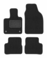 Dywaniki welurowe LUX do Fiat E-500/500 Electric 2020- grafitowe z moc.