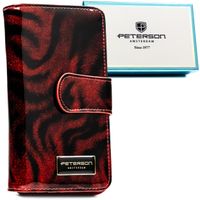 portfel damski skóra+pu ptn ps116-tds-1992 red