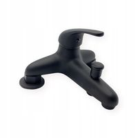 WANNOWA PRYSZNICOWA STOJĄCA 2u - OTWOROWA MOSIĄDZ CZARNA 150 MM