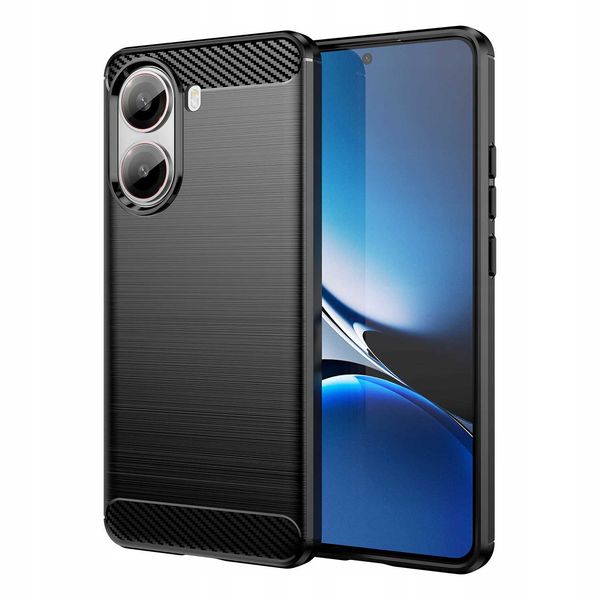 Spacecase Carbon Poco X7 Pro 5G Black zdjęcie 2