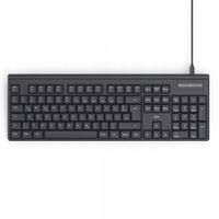 Klawiatura Hama CK-200 przewodowa USB QWERTY czarna