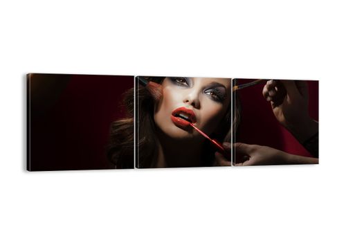 Obraz Na Płótnie - Kobieta Modelka - 90X30 Cm - Ca90X30-2597 na Arena.pl