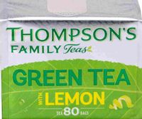 THOMPSONS Herbata Zielona Cytryna 80tb