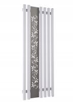 Grzejnik dekoracyjny FLOWER 140x60 SZARY STRUKTURA