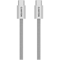 CANYON Kabel OnWire 60MG C-C 60W Magnes w oplocie 1m Szary